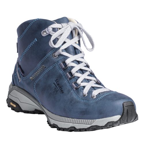 Stadler Schuhe Wanderschuh in Blau, modernes Design, erhältlich bei Stadler Schuhe in Wörgl, ideal für Outdoor-Aktivitäten und Wanderungen, hochwertige Qualität und bequemer Tragekomfort.